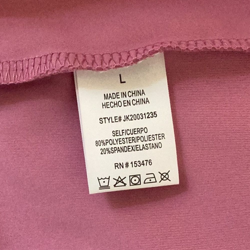 SINCERELY JULES NWT WOMENS LARGE V NECK ACTIVE WEAR TOP BLOUSE LARGE - Picture 7 of 8
